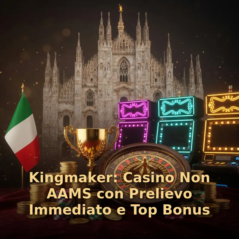 Kingmaker: Casino Non AAMS con Prelievo Immediato e Top Bonus