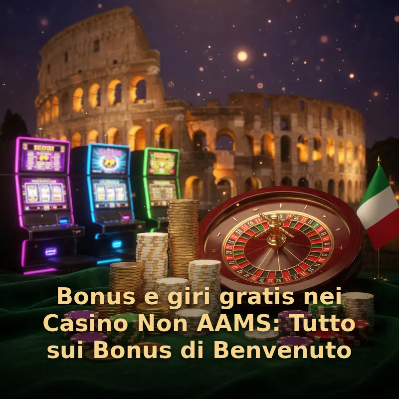 Bonus e giri gratis nei Casino Non AAMS: Tutto sui Bonus di Benvenuto